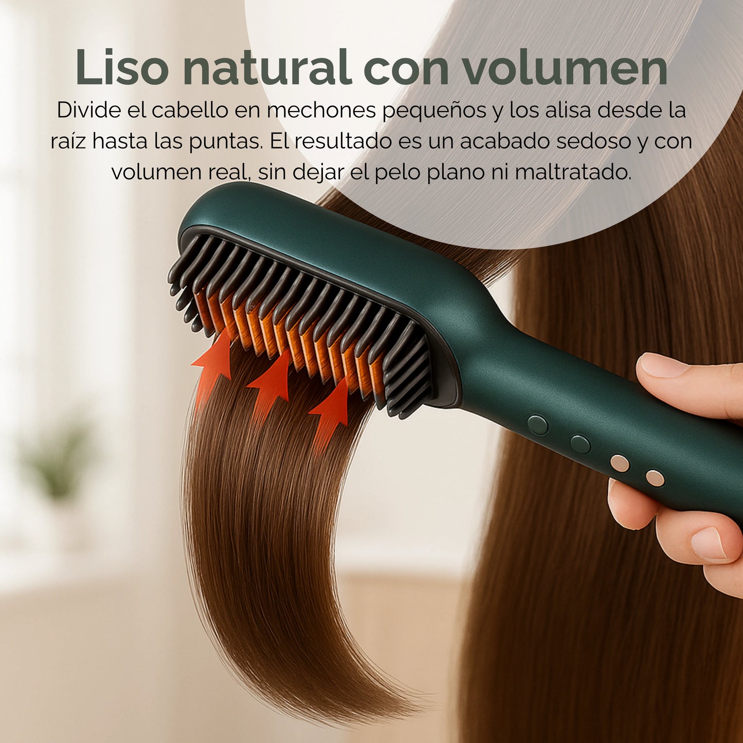 Shinny® | Cepillo Alisador Profesional + Reparación Capilar Maca & Colágeno