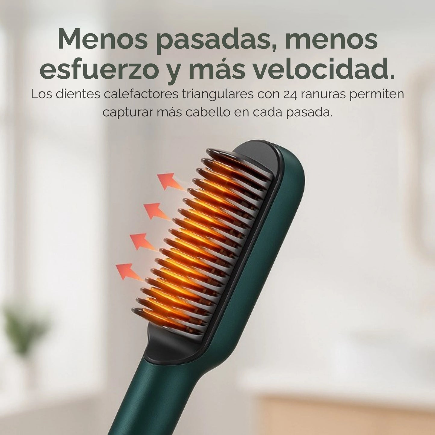 Shinny® | Cepillo Alisador Profesional + Reparación Capilar Maca & Colágeno